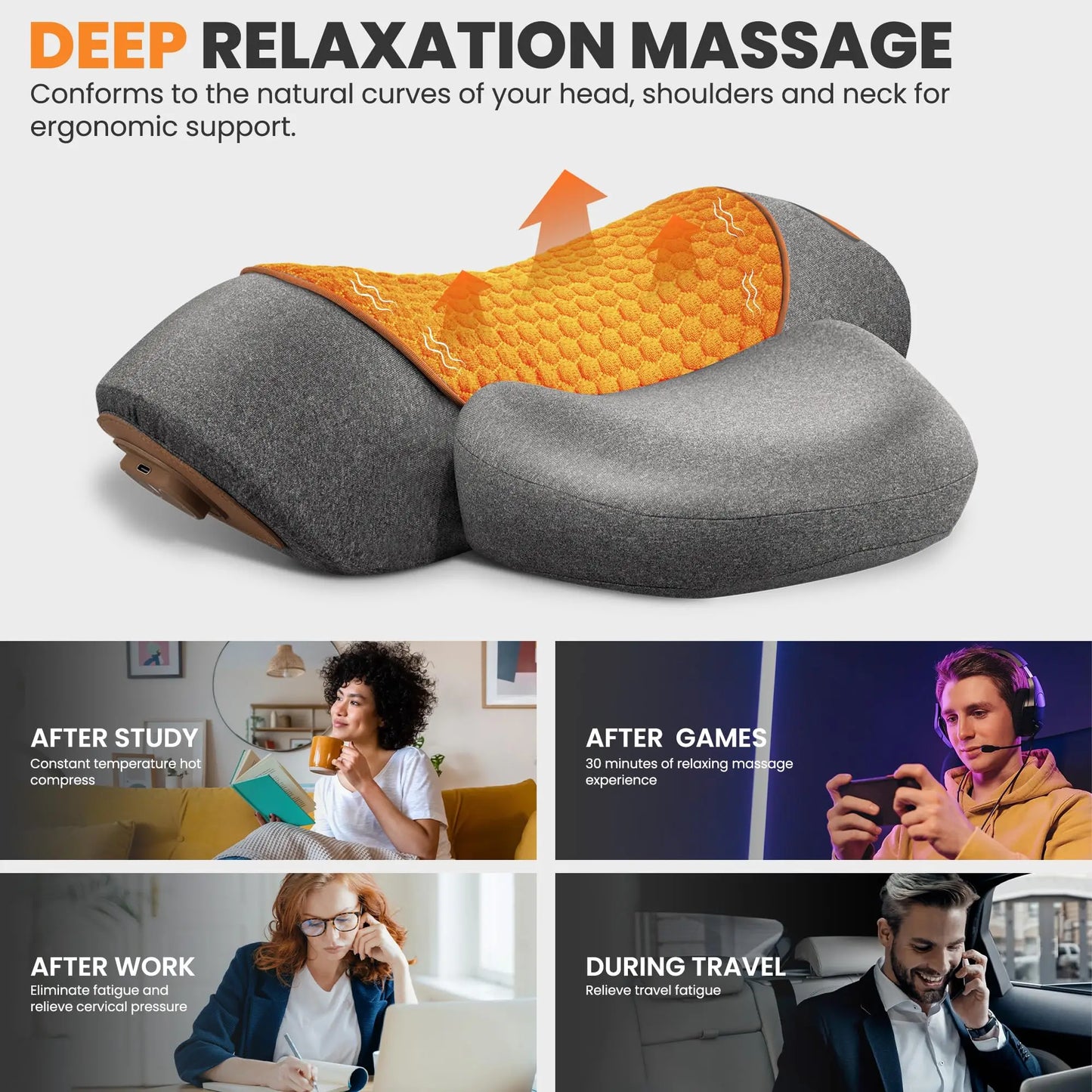 Vibration Neck Pillow
